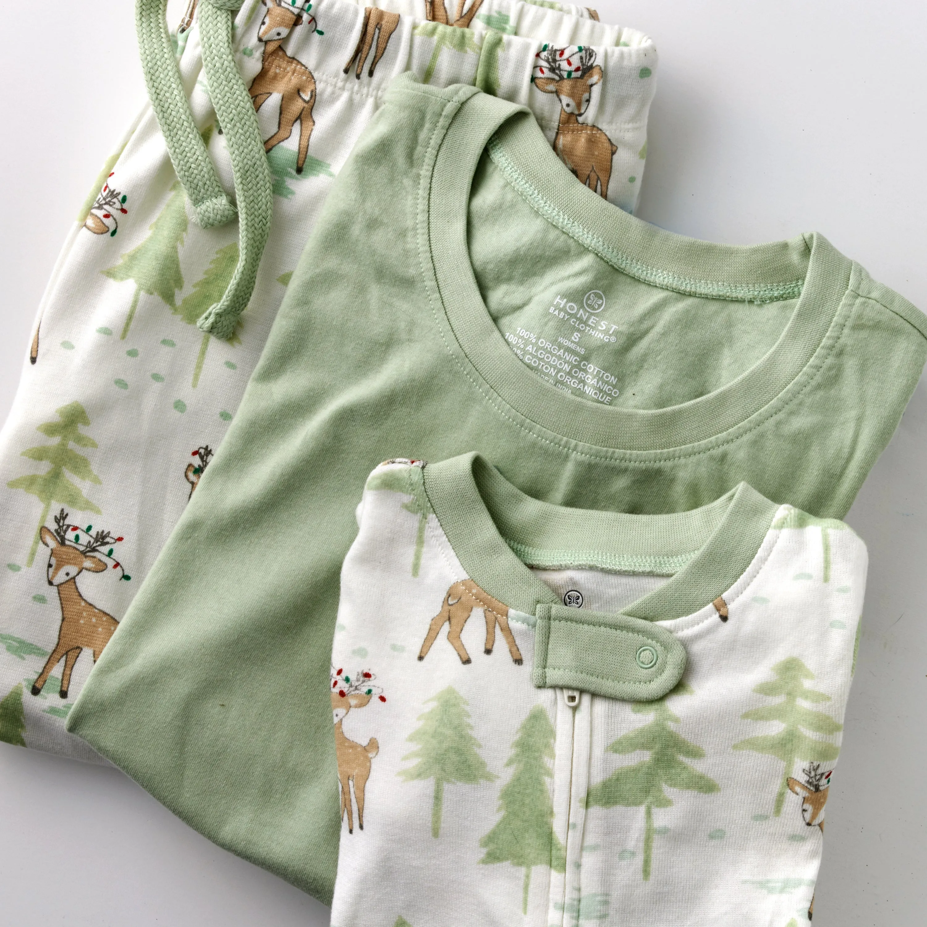 Organic Cotton Holiday Matching Family Pajamas