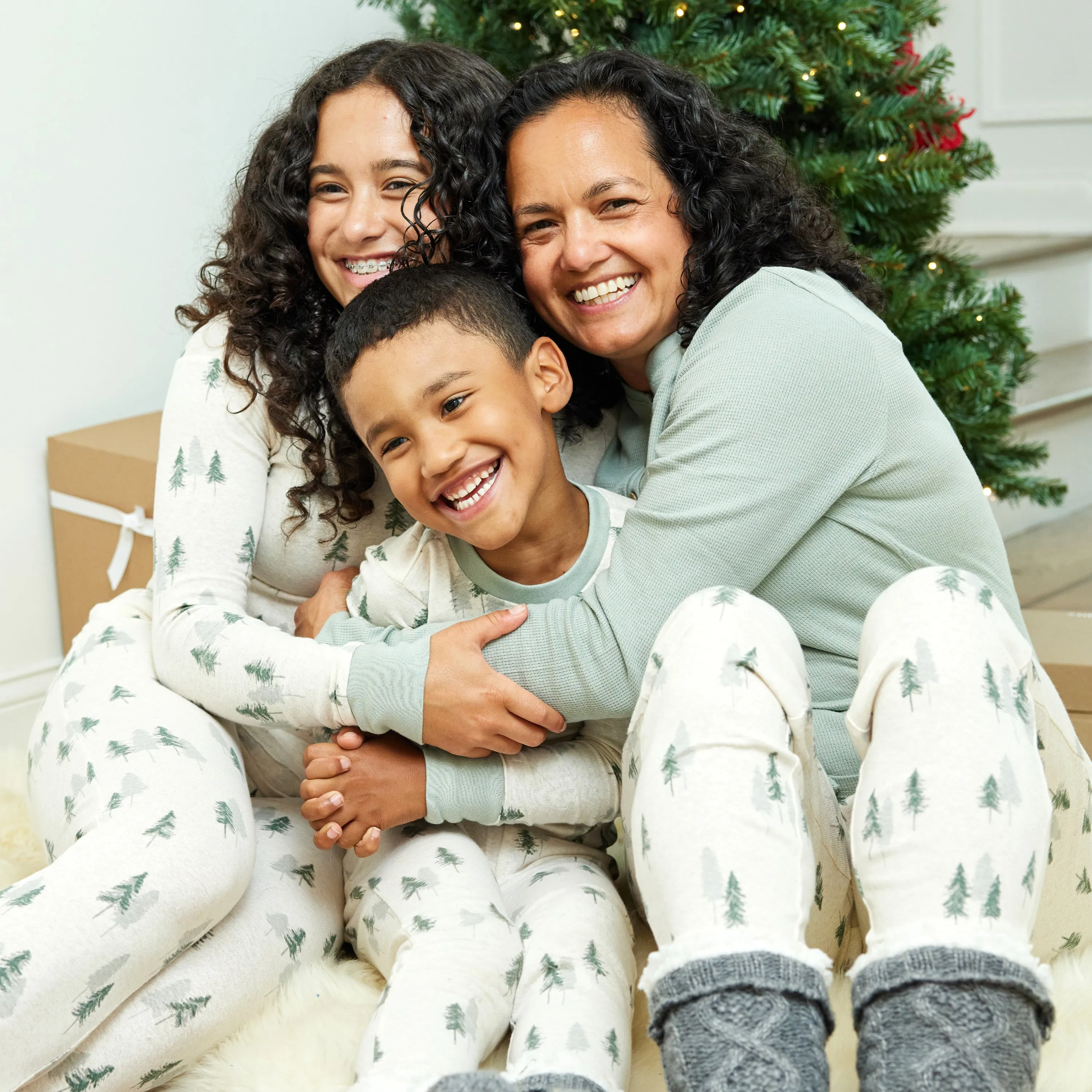 Organic Cotton Holiday Matching Family Pajamas