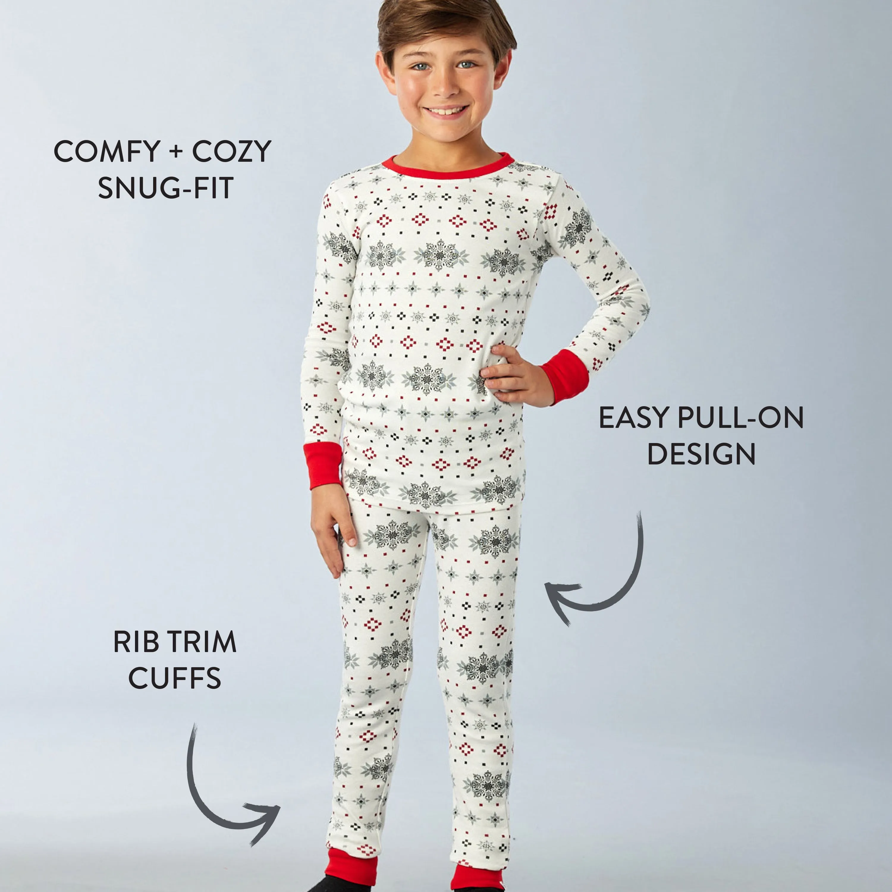 Organic Cotton Holiday Matching Family Pajamas