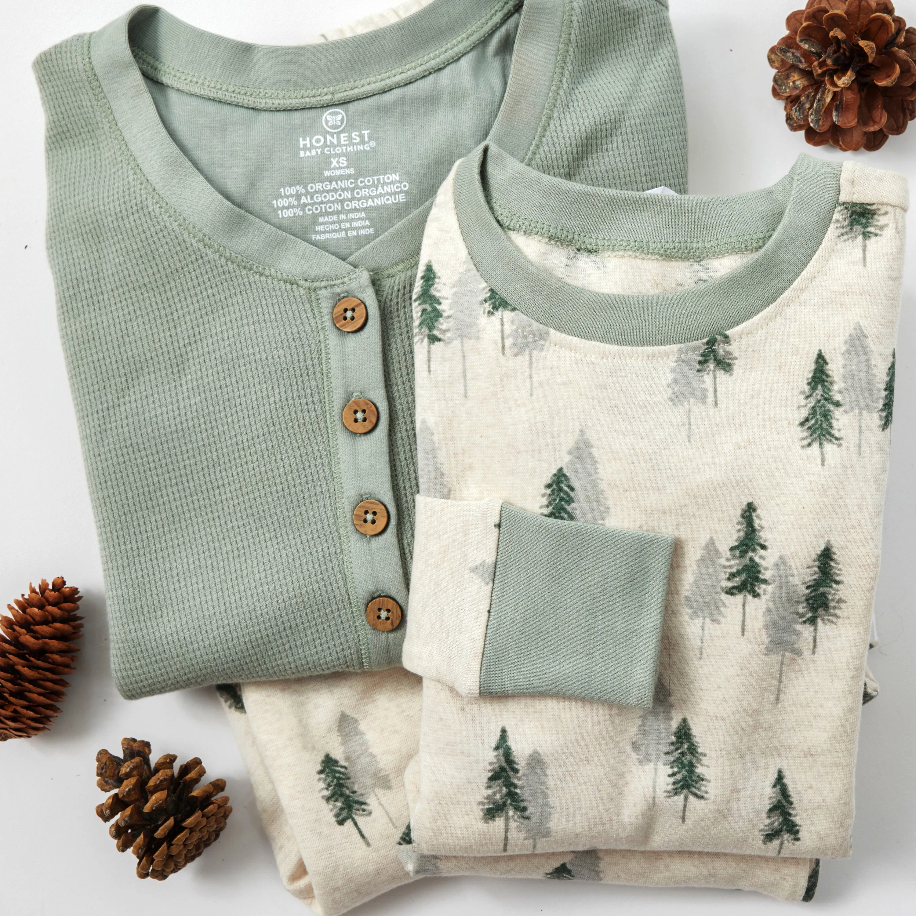 Organic Cotton Holiday Matching Family Pajamas