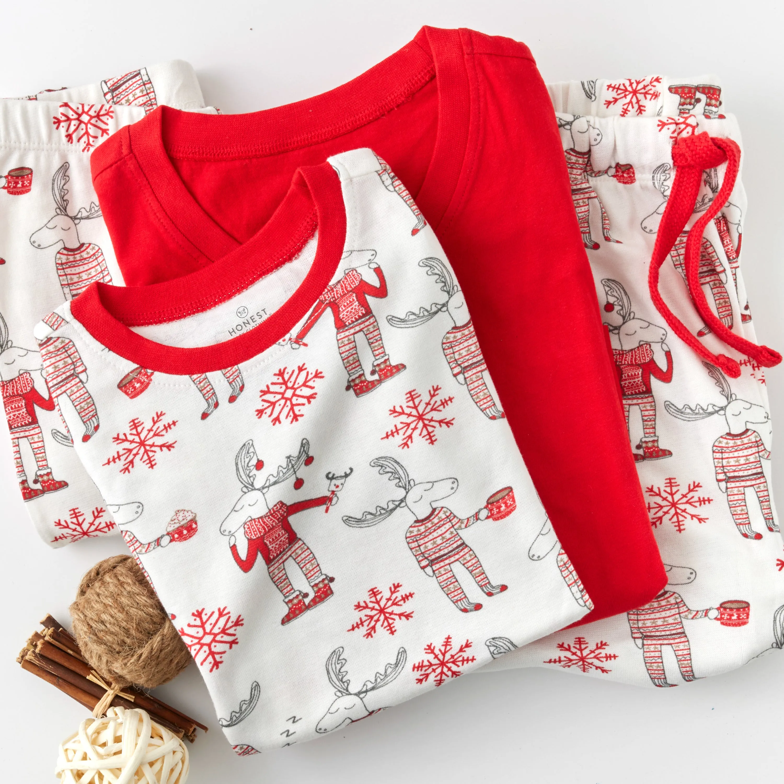 Organic Cotton Holiday Matching Family Pajamas