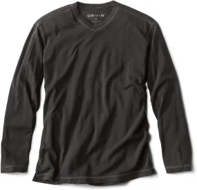 Orvis Men's Montana Morning High V-Neck Long-Sleeved T-Shirt