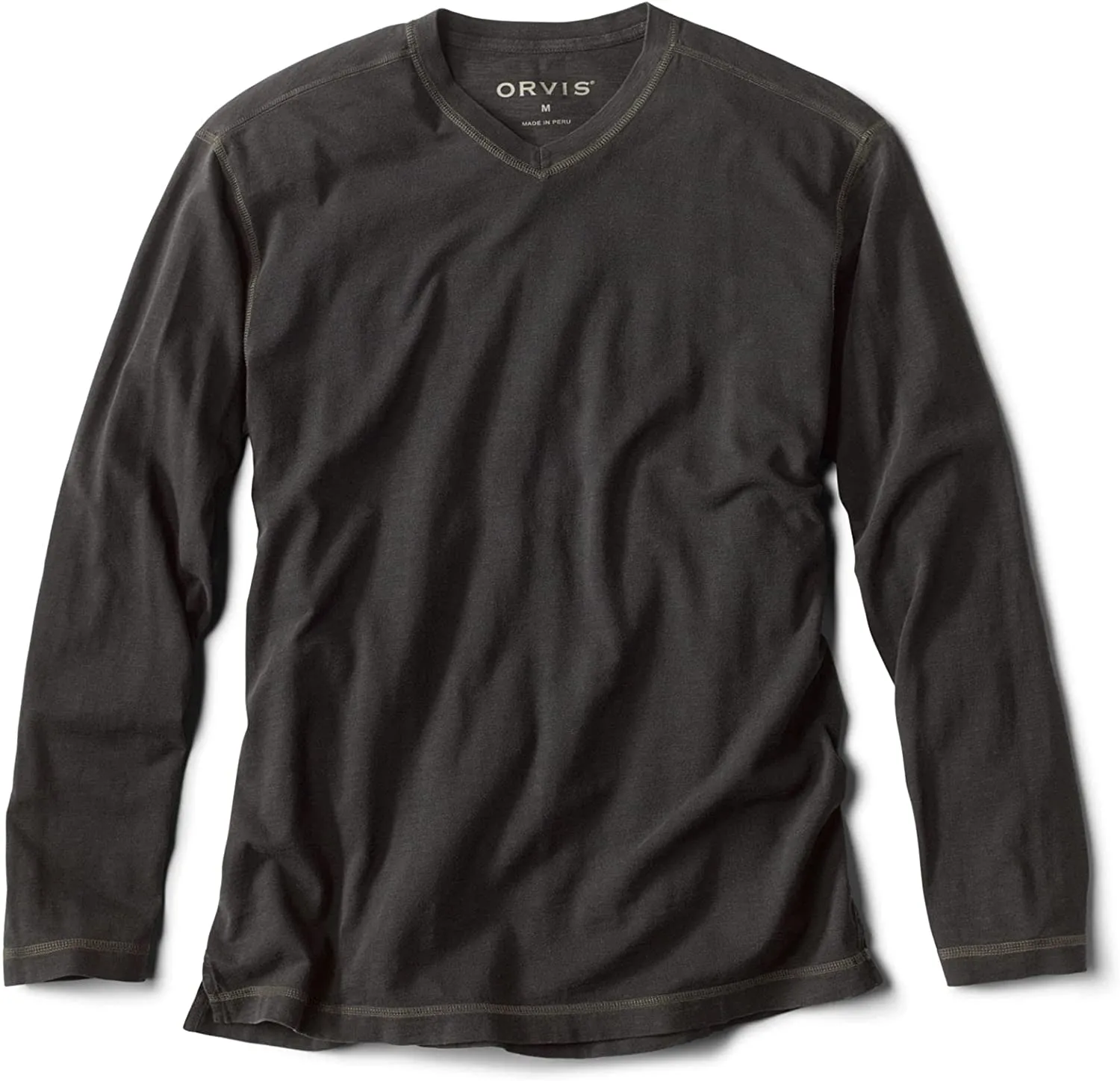 Orvis Men's Montana Morning High V-Neck Long-Sleeved T-Shirt