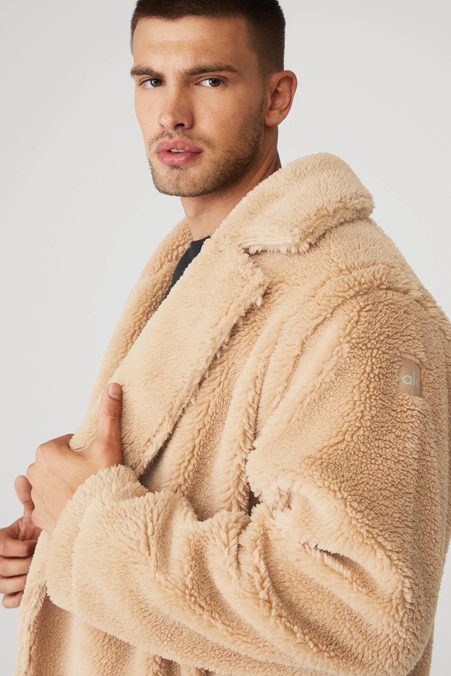 Oversized Sherpa Trench - Camel