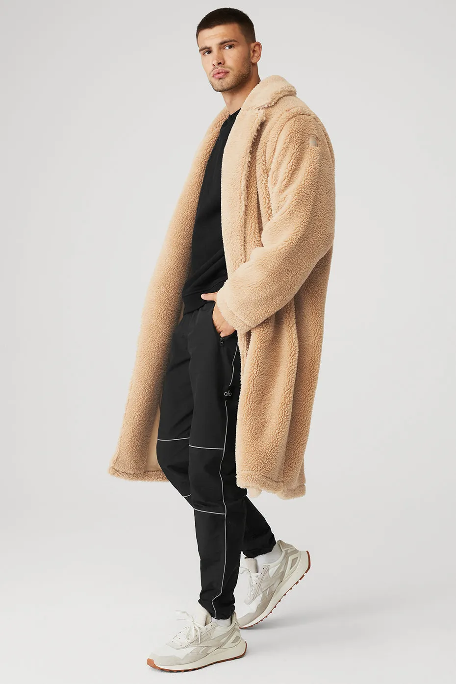 Oversized Sherpa Trench - Camel