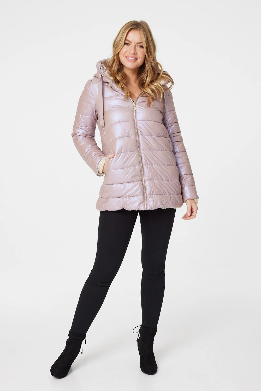 Reversible Padded Teddy Coat