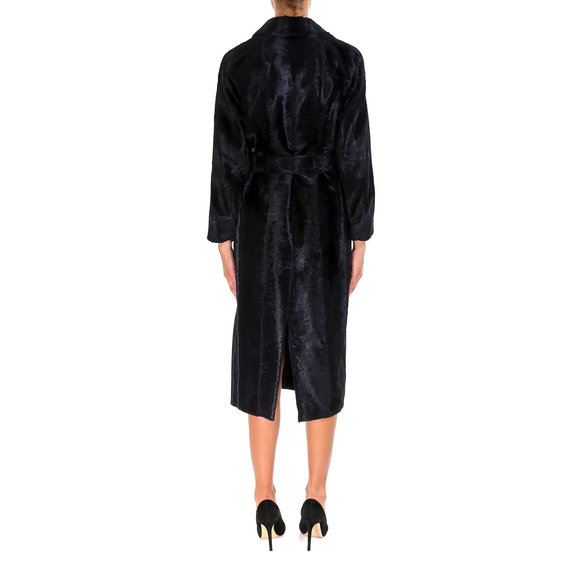 'S Max Mara Cotton-Blend Wrap Coat