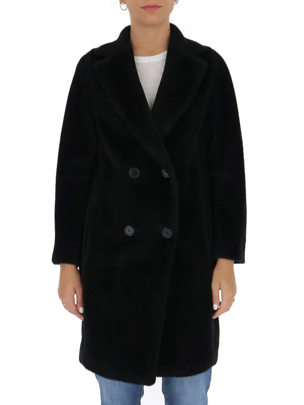 'S Max Mara Double-Breasted Coat