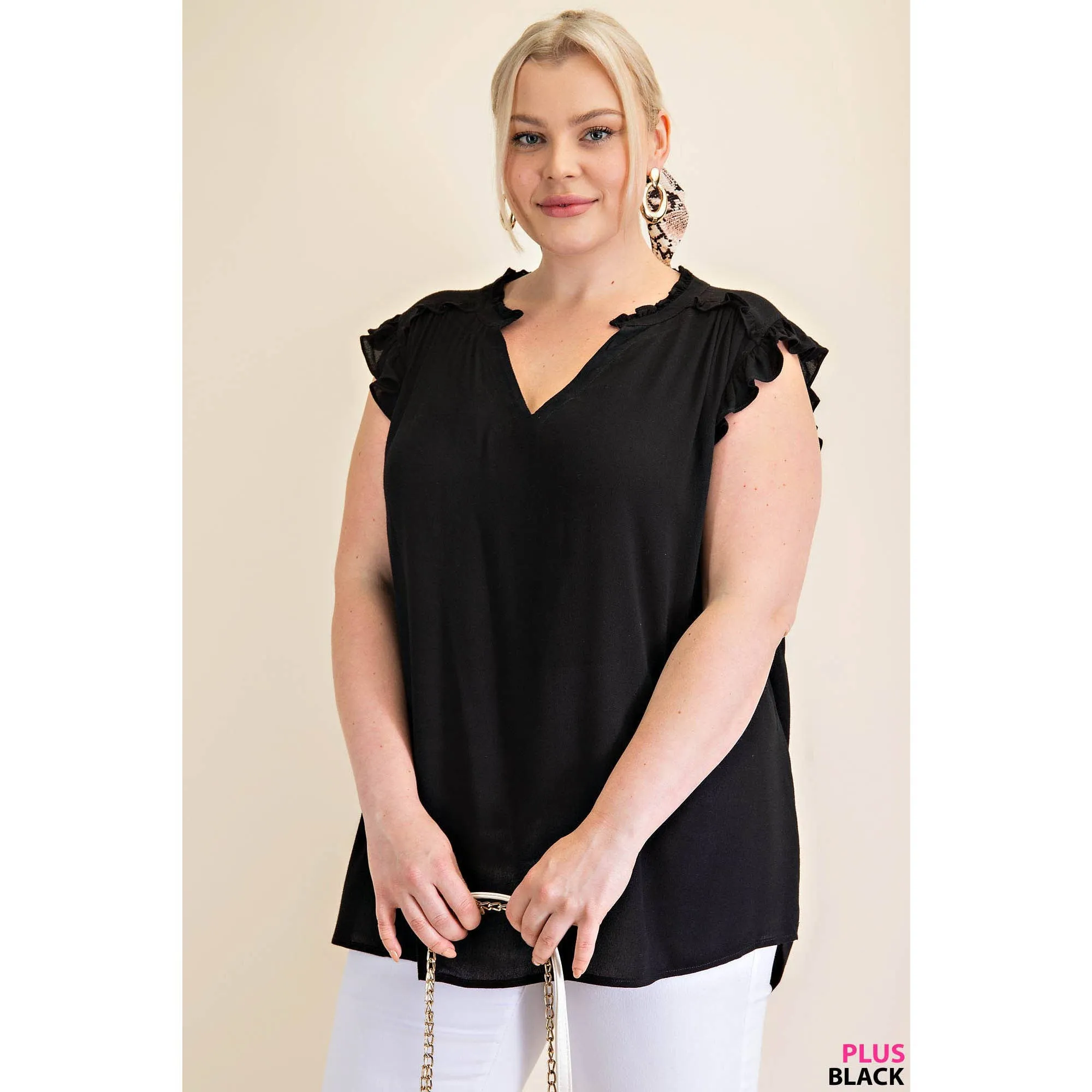 Stassi Ruffle Sleeved Top