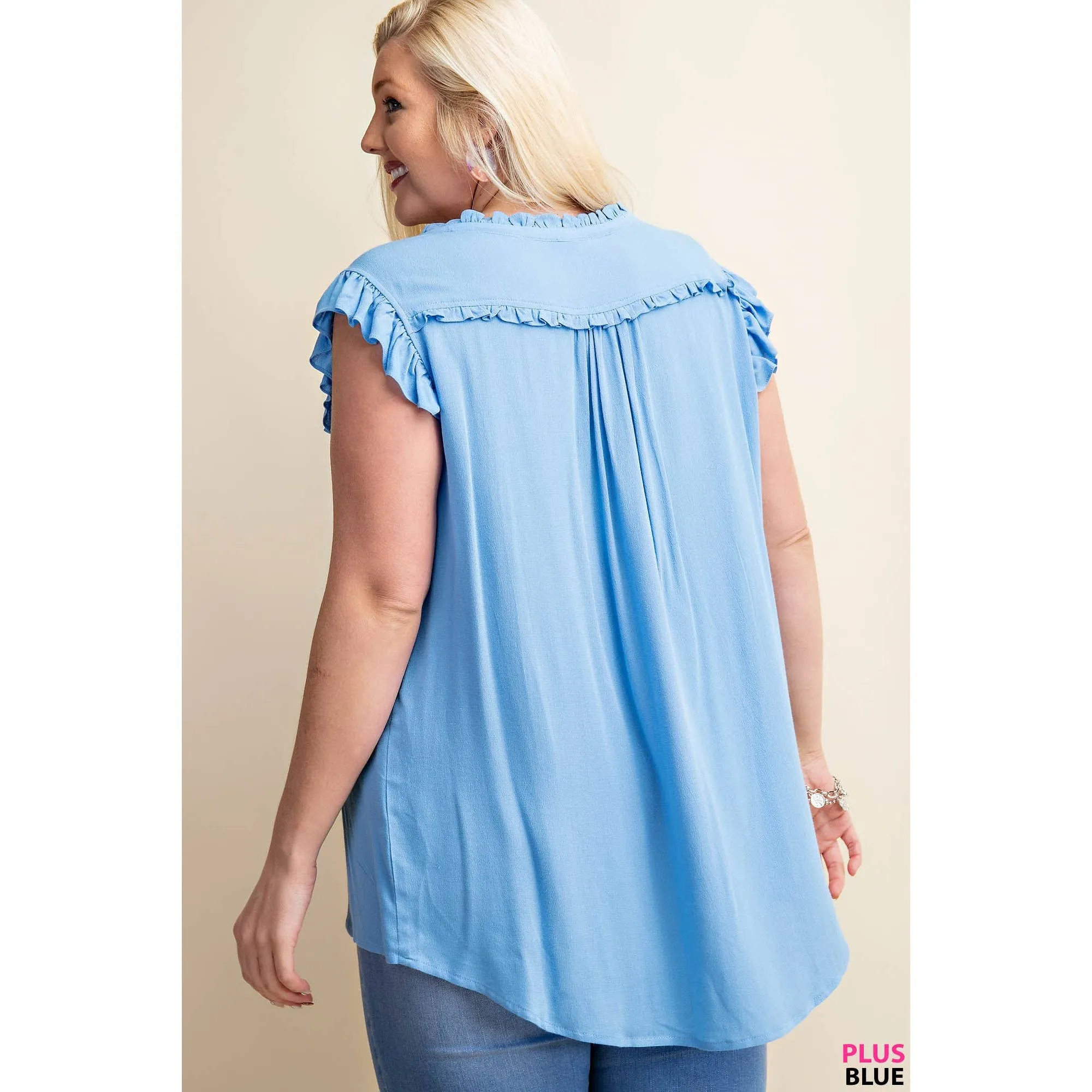 Stassi Ruffle Sleeved Top