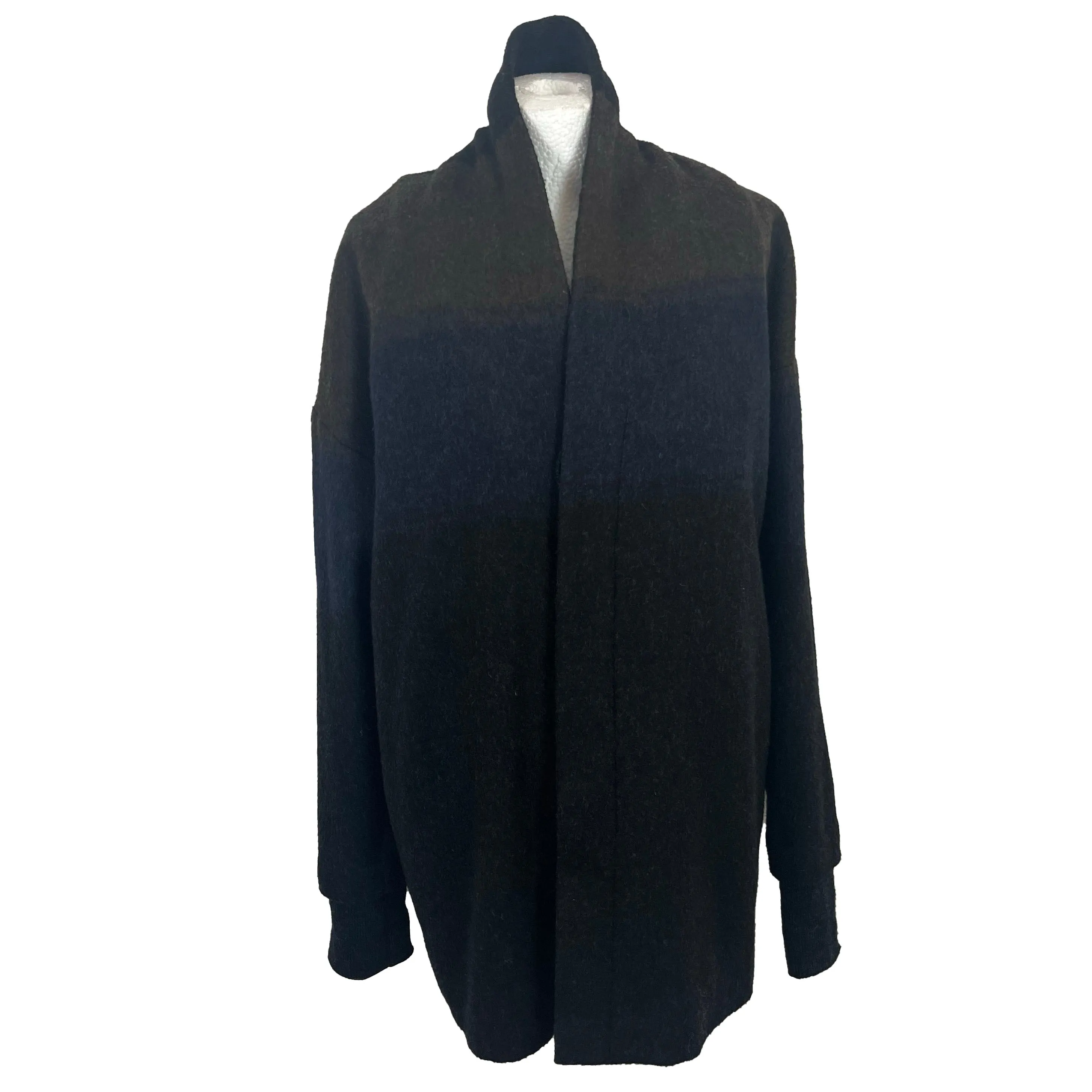 Stephan Schneider Ombre Wool Shawl Collar Short Coat S/M