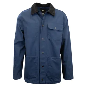 VANS Men's Dress Blue Drill Chore Snap On Button Coat (S03)