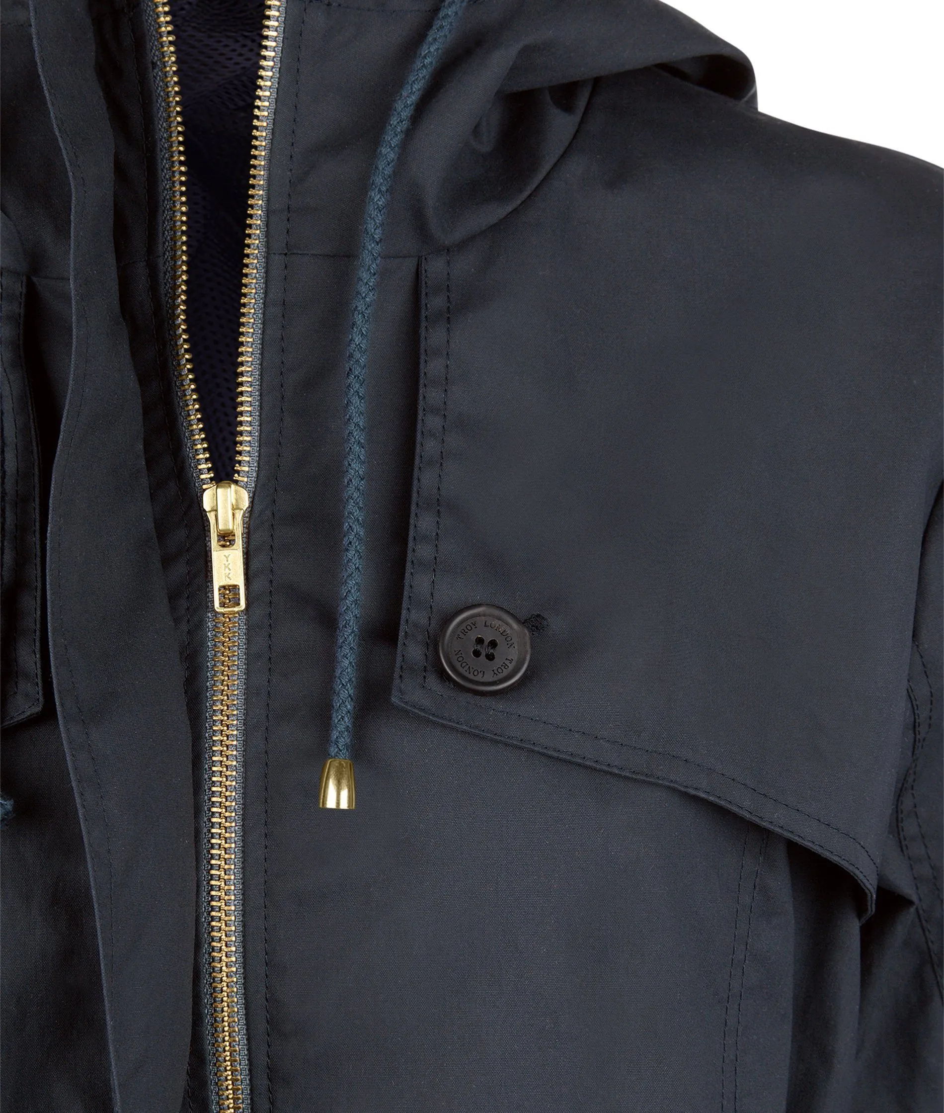 Wax Parka in Navy