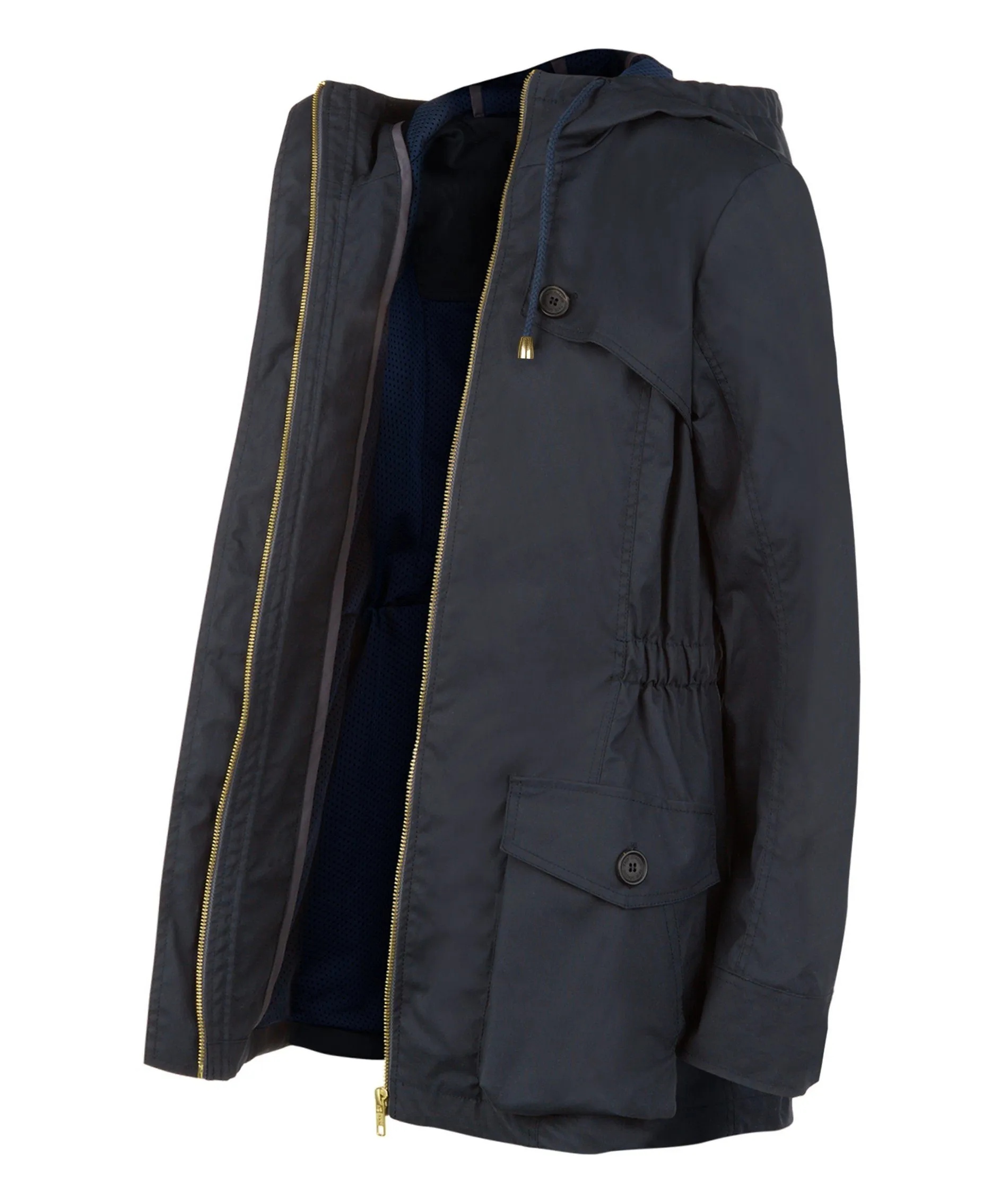 Wax Parka in Navy